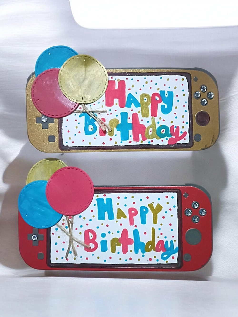 Nintendo Switch Handcrafted Birthday Gift Card Holders